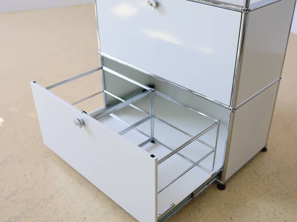 Cassettiere: USM Haller Sideboard, Highboard Reinweiss – Usato da Meinisberg venduto da atelier_TILIJA 1