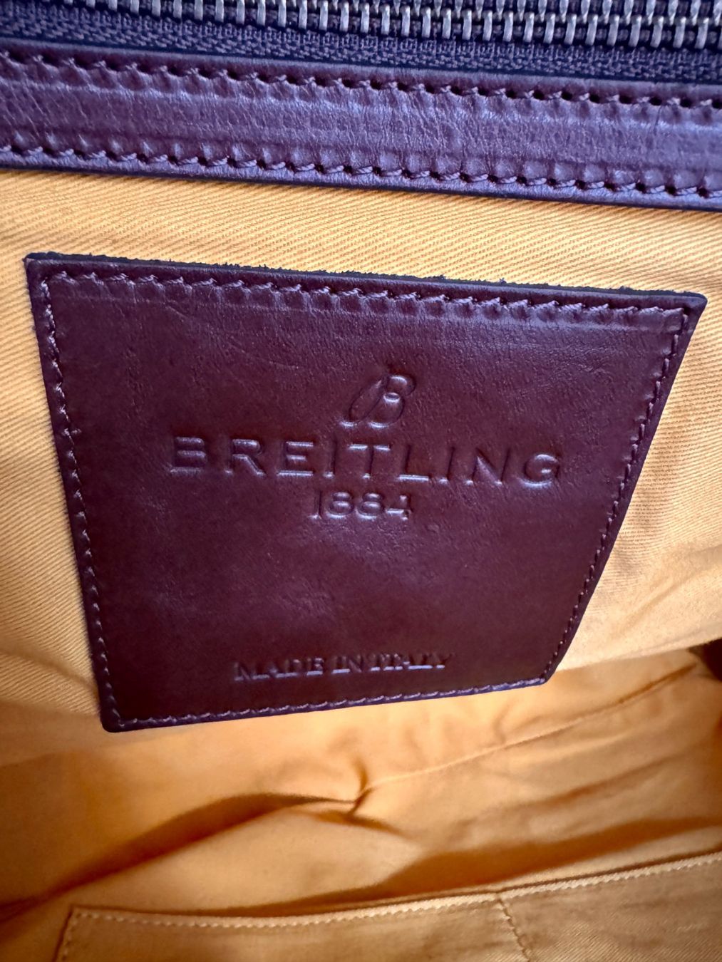 Breitling Borse: BREITLING - Kult-Weekender aus Kalbsleder – Nuovo (secondo la descrizione) da Winterthur venduto da allee15 4