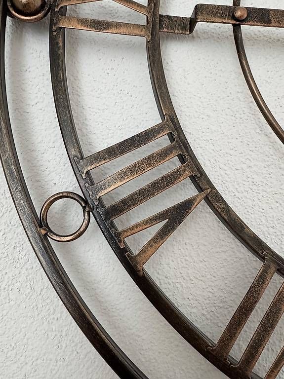 Orologi: Dekorative Uhr in Messing-Optik – Usato da Weggis venduto da coxxolino 3