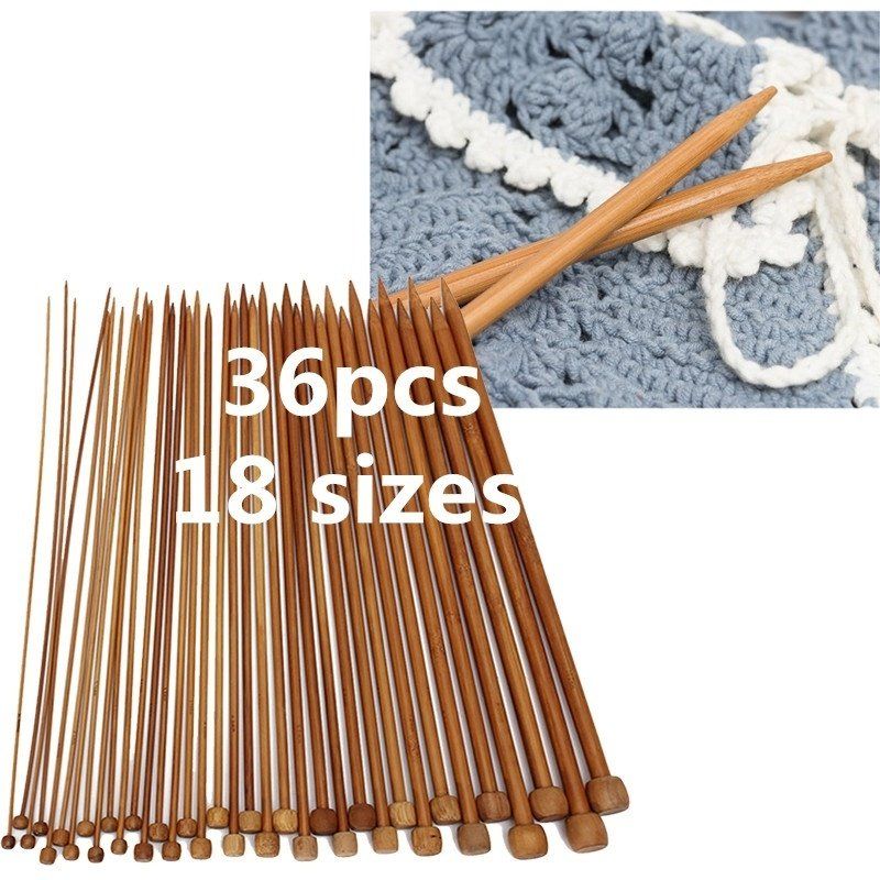 Nadeln: ---+++ Bambus Stricknadeln Set gross+++--- – Neu und originalverpackt aus Kilchberg ZH von Eaglebuy