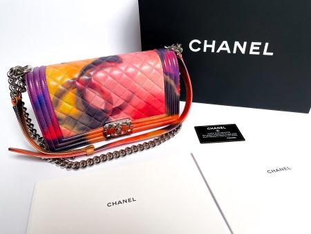 CHANEL Boy Bag „Flower Power“ Old Medium – Limited Edition