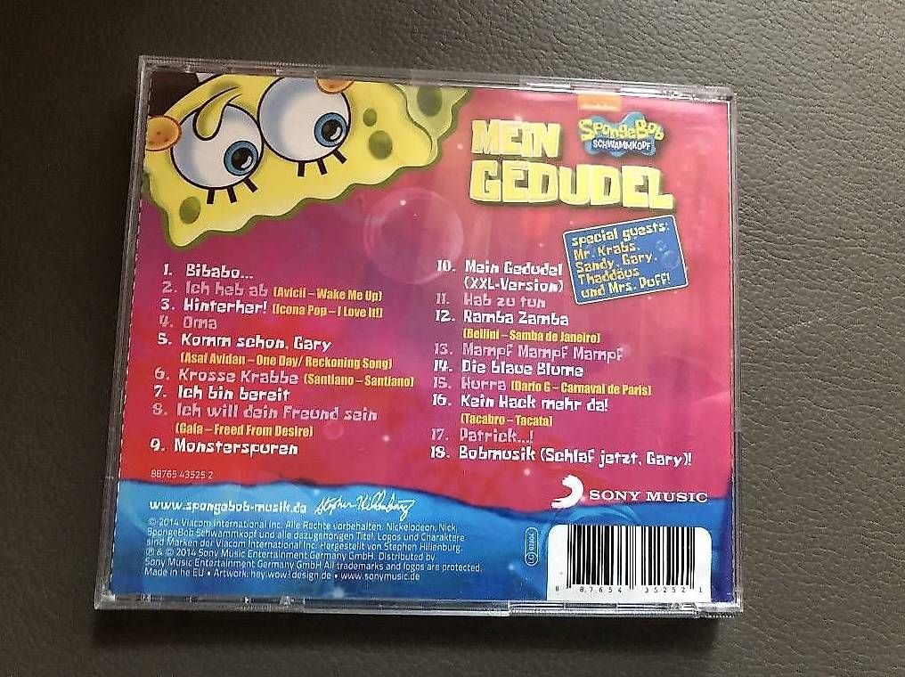 CDs: SpongeBob Schwammkopf / CD / Mein Gedudel – Gebraucht aus Eschlikon TG von Farewell01 2