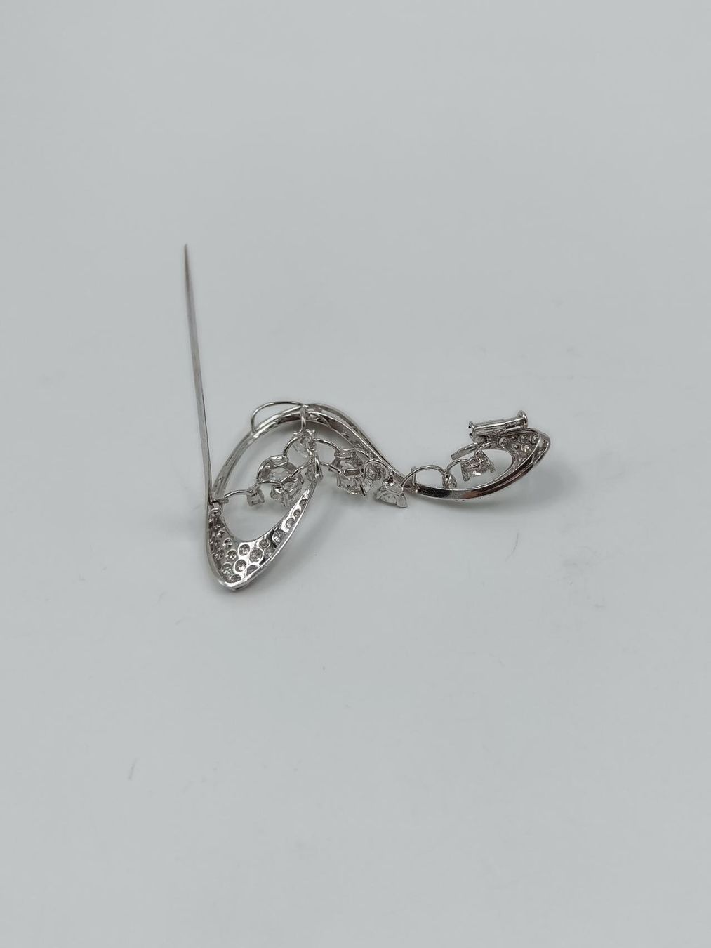 Spille & Fermagli: DIAMANT BROSCHE IN 750 WEISSGOLD – Usato da Luzern venduto da EdiGem 9