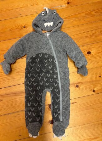 Next Baby Dino Fleece Overall, Grösse 74/80