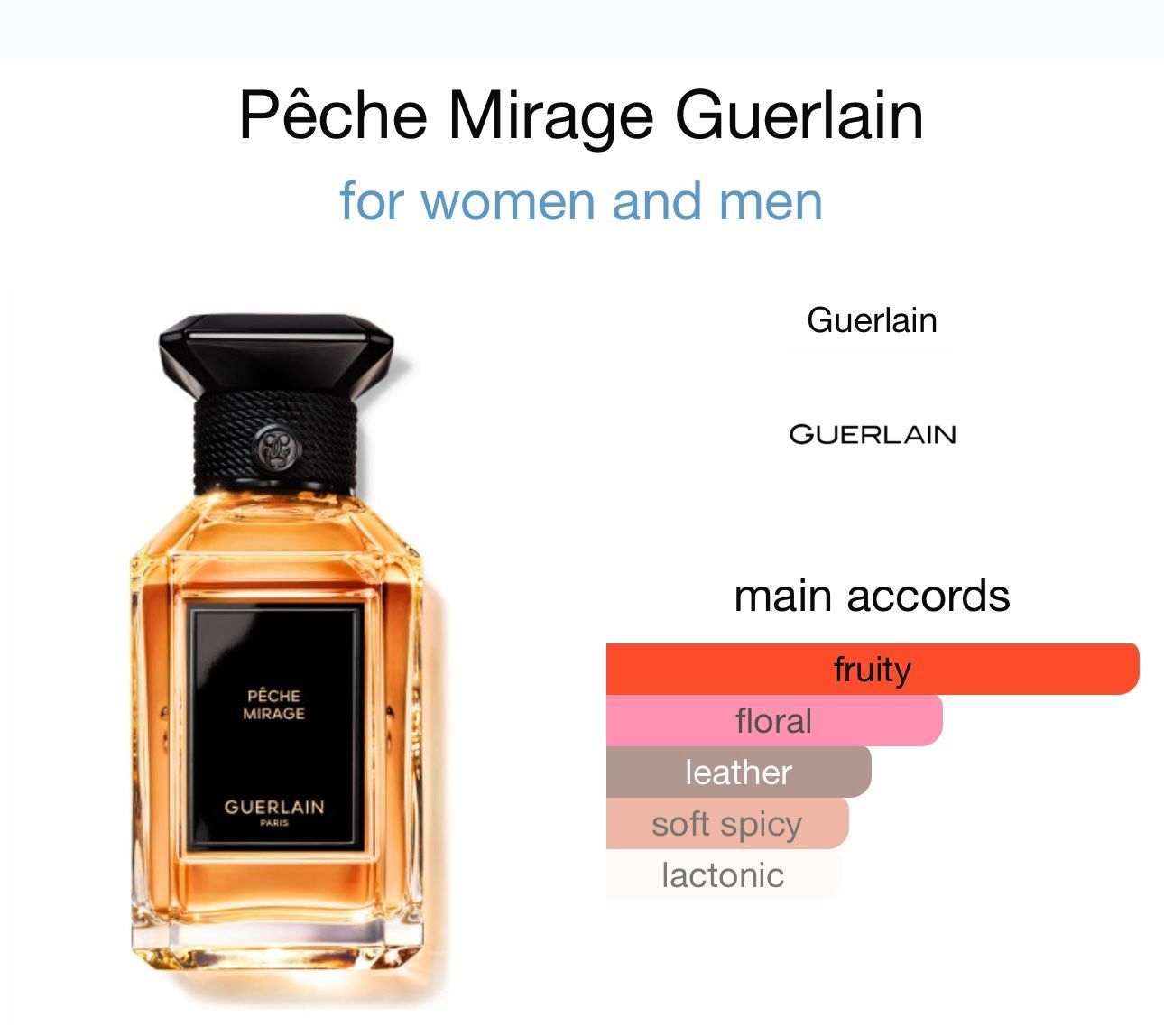 Guerlain Parfums & Eau de Toilette: Peche Mirage Guerlain  5 ml probe 2025 – D'occasion à Täuffelen par RoyaltyBrown 3