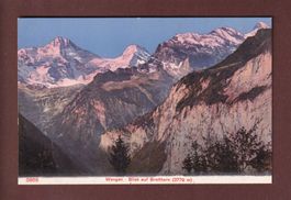 WENGEN - Blick auf Breithorn