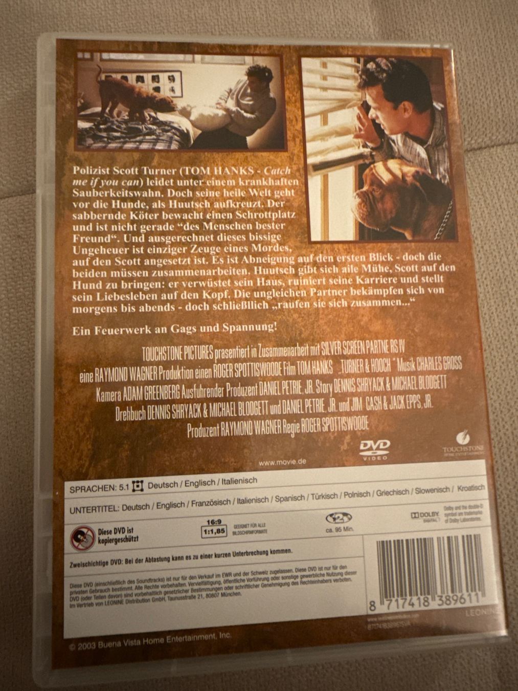 Tutti i DVDs: Scott & Huutsch mit Tom Hanks – Usato da Neuhausen venduto da D-MAC 1
