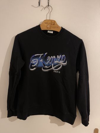 Kenzo Paris Pullover Schwarz, Top Zustand fit S/M, y2k