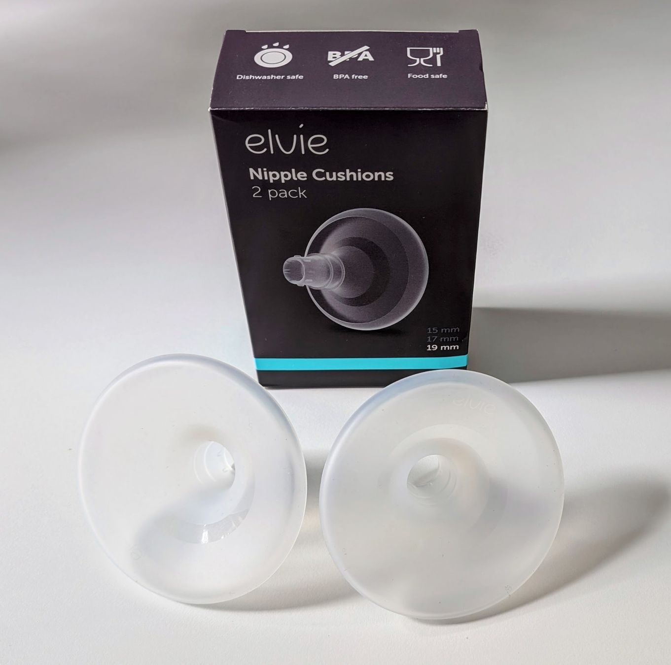 Elvie Accessori per l’allattamento: Elvie Nipple Cushion 19 mm – Nuovo e nell'imballaggio originale da Zürich venduto da iwo_qs6p 1