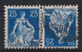 Schweiz: Kehrdruck K1 - Kat. 250.--