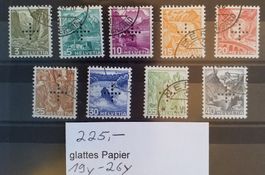 3151) (D II) Kreuzlochung 19y-27y, sauber ⊙  Kt. 225.-