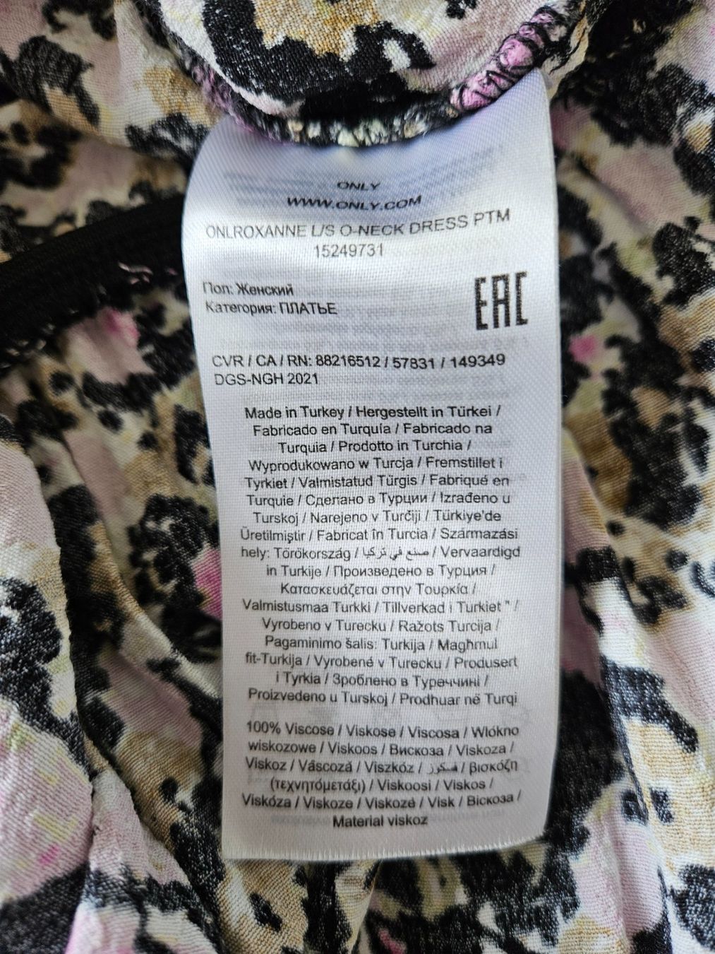 Only Kleider: Kleid Grösse 36 / M  von Only mit Rosenmuster – Gebraucht aus Gossau ZH von fashiontwo 7
