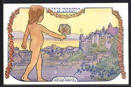 Neuchatel, Fete Federale de Chant, 1912