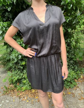 H&M Abito di viscosa satinata-tgS/M