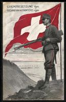 Grenzbesetzung 1914, schweizer Infanteri