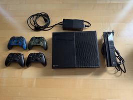 Xbox One 500 GB, 4 Controller, Kinect und vielen Spielen