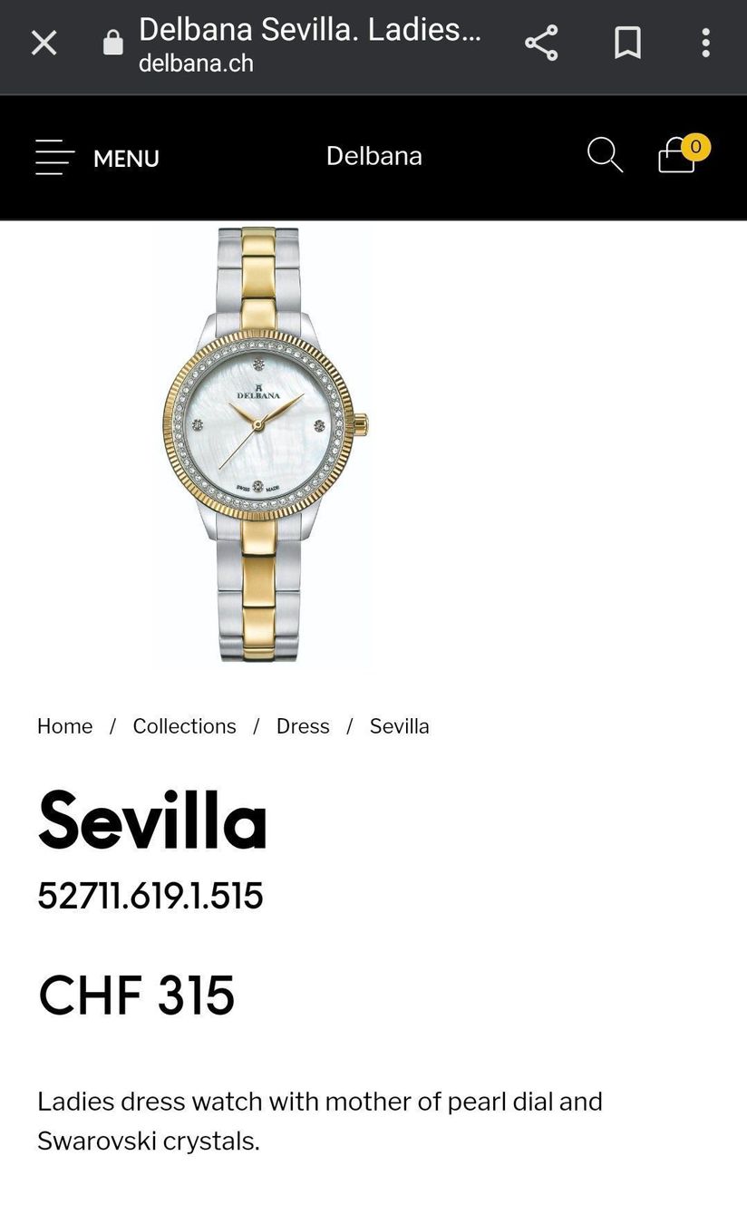 Orologi: Schweizer Uhr -Delbana Sevilla – Nuovo (secondo la descrizione) da Oberweningen venduto da LT8165 3