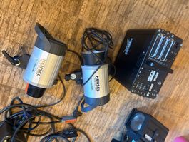 Hensel studioblitzanlage –Integra, Fresnel Starspot + Nova