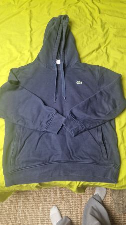 Sweat à capuche Lacoste Sport bleu marineS/ XL