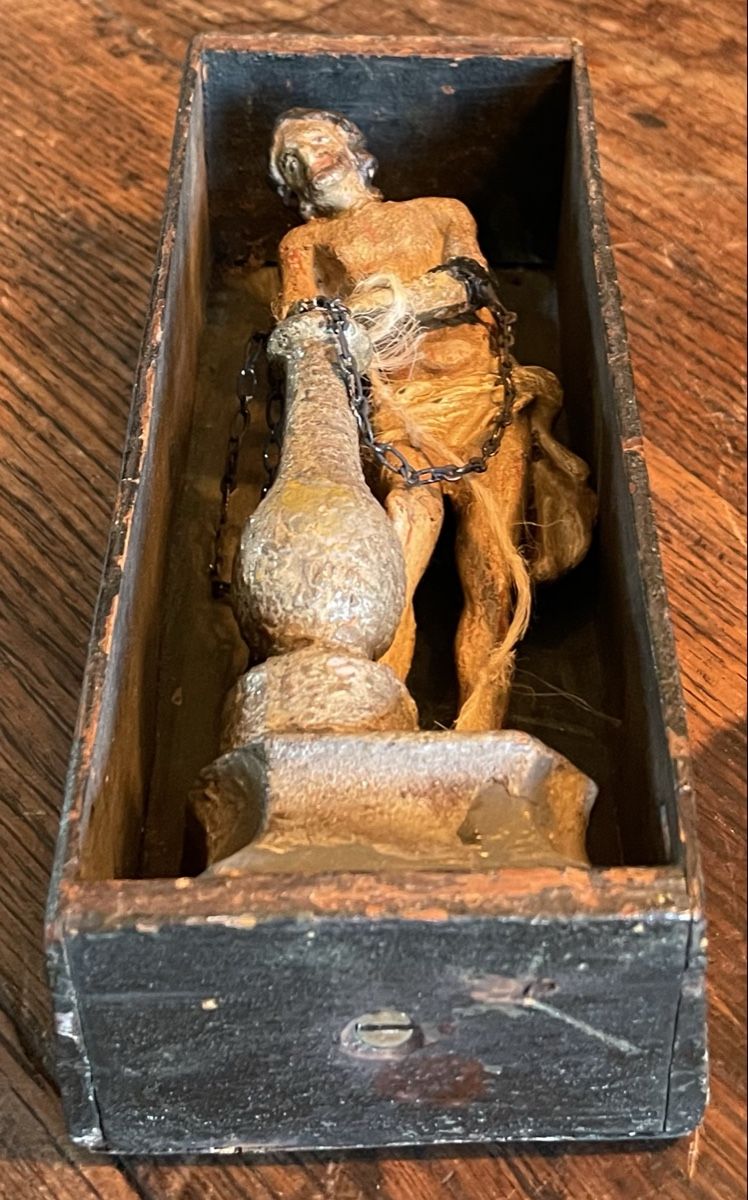 Figurines: Antike Figur Jesus am Pranger – D'occasion à Rorschacherberg par farmer61 5