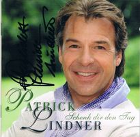 Patrick Lindner 1960- Autogramm signiert CD-Booklet 11x11cm