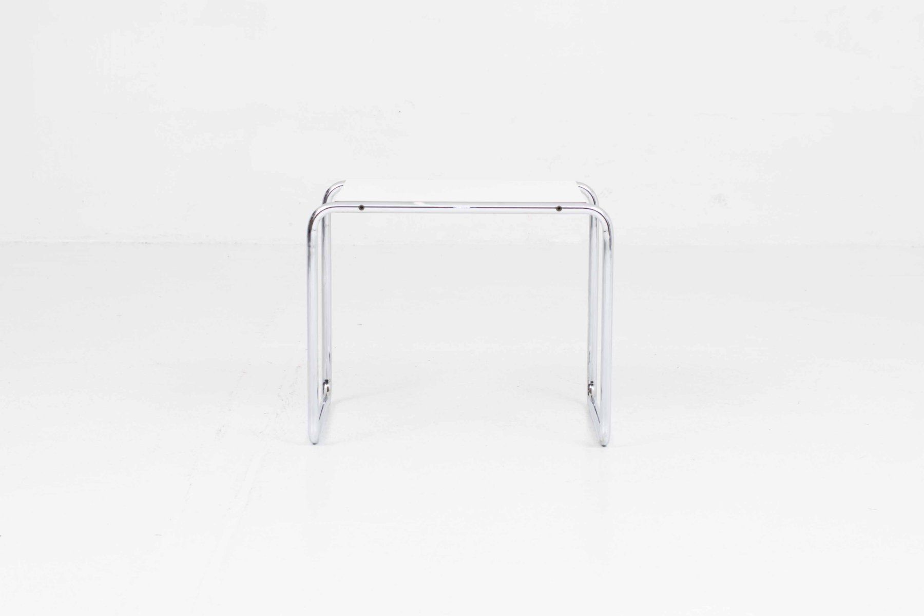 Gavina / Knoll Laccio 1 Couchtisch von Marcel Breuer, Weiss (D'occasion ...