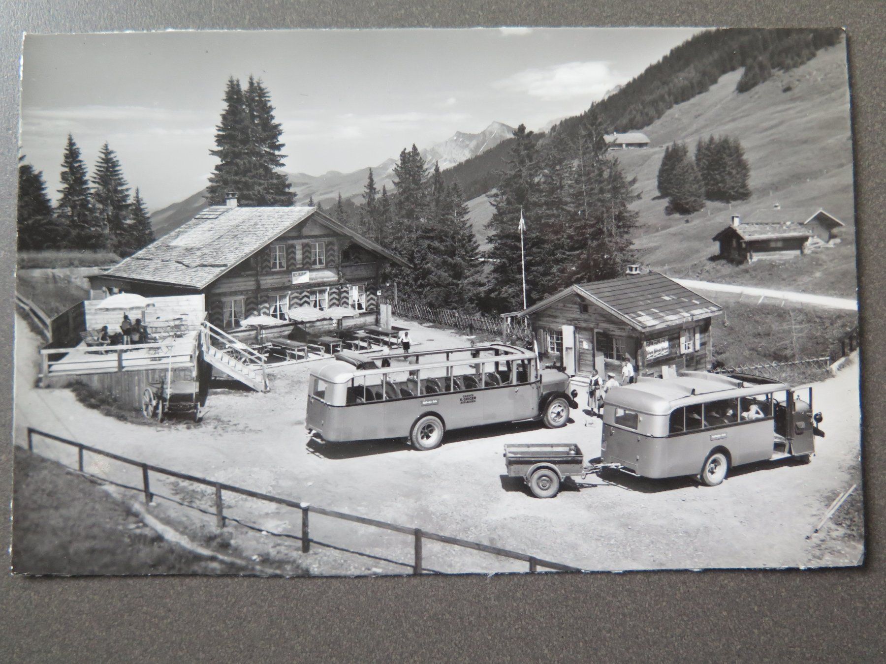 Cartoline postali: ADELBODEN - REST. GEILSSBRÜGGLI - POSTAUTOS – Usato da Wittenbach venduto da lipasal