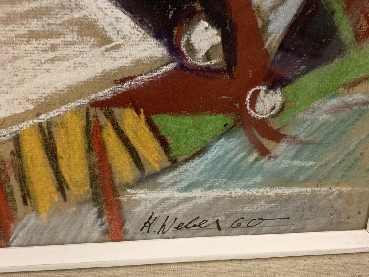 Dipinti: K. WEBER 1960  – Usato da Wolfhalden venduto da SecondAntique 4