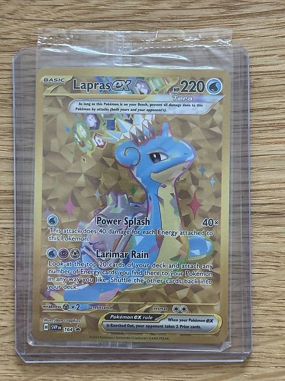 Pokémon Carte collezionabili: Pokémon - Lapras Sealed Promo EN – Usato da Muttenz venduto da Pokefabi_7