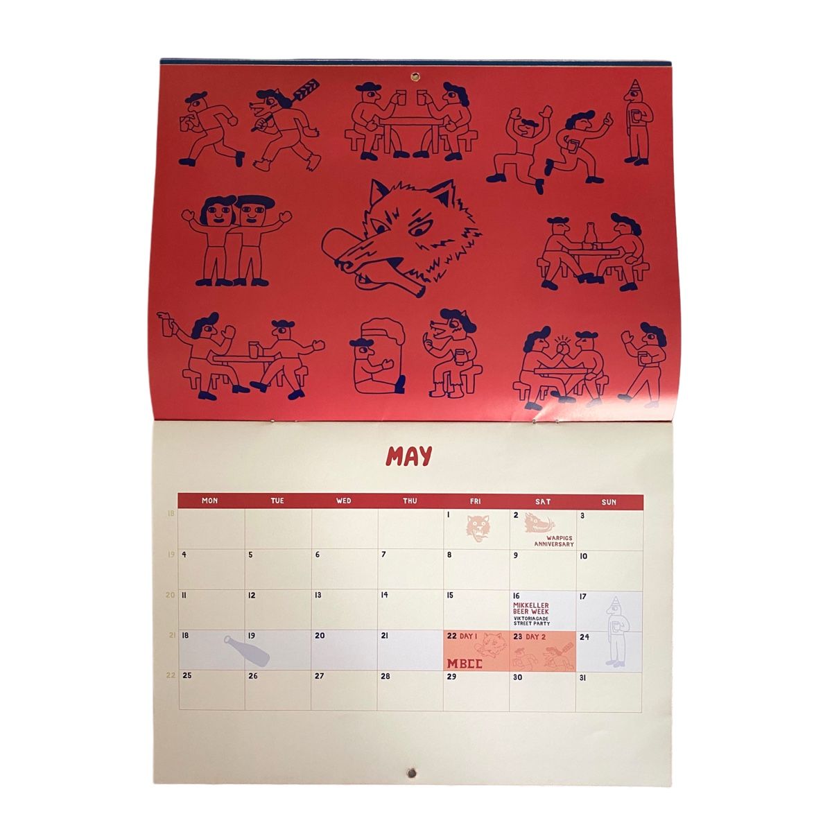 Calendari: Mikkeller Wandkalender 2026 – Nuovo (secondo la descrizione) da Bonstetten venduto da zweitihand.shop 2