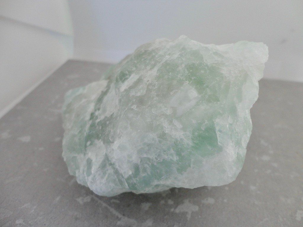 Minerali & Pietre curative: Fluorit grün roh Heilstein – Nuovo (secondo la descrizione) da Biberist venduto da Steine 4