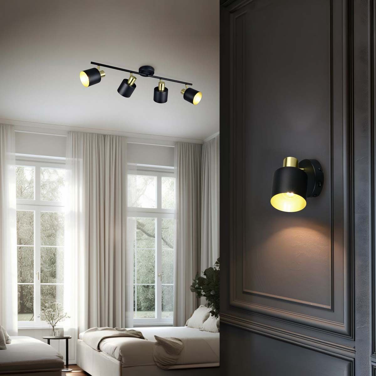 Lampade: Deckenleuchte, 4er Spots, 78 cm x 10 cm – Nuovo (secondo la descrizione) da Kreuzlingen venduto da Smart-Light 2