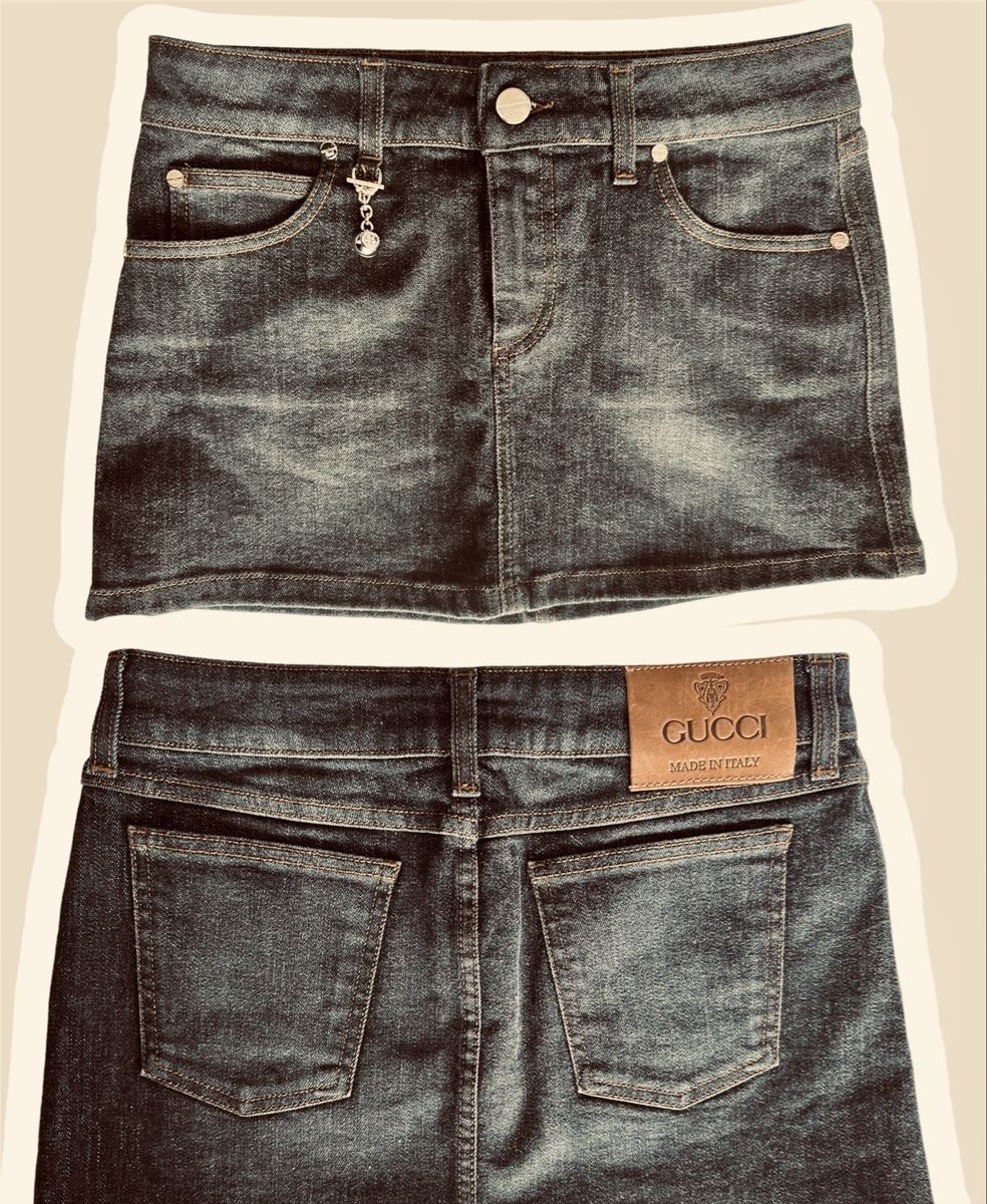 Gucci Gonne: Jupe Denim Gucci – Nuovo (secondo la descrizione) da Bellevue venduto da jewelry4you