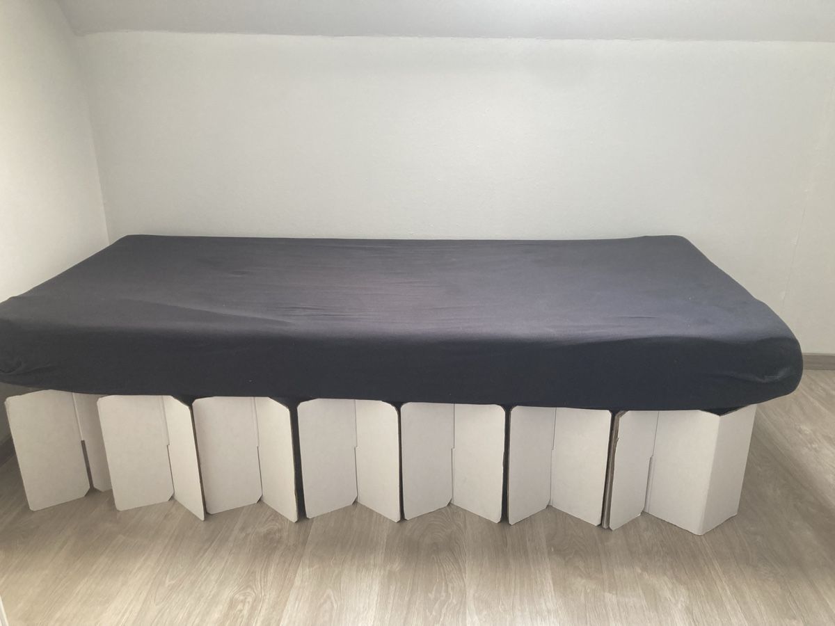 Lits: Kartonbett 90x200cm – D'occasion à Biel/Bienne par Jenny-Lea 2
