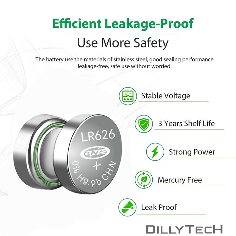 Caricatori & Batterie: Koonenda AG4, SR626SW, 377 Knopfzellenbatterie - 4 Stk. – Nuovo e nell'imballaggio originale da Erlenbach ZH venduto da dillytech.ch 2