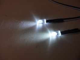 Pichler LED 5mm weiss blinkend, Neu, !