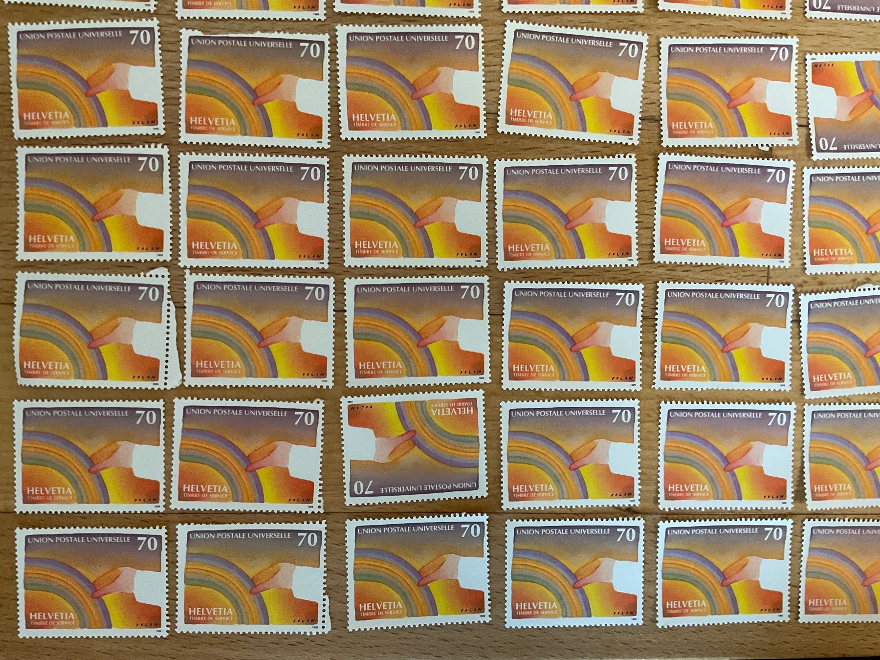 Tutti i francobolli: 70Fr Ämter Frankaturware ungestempelt postfrisch Sammlung – Nuovo (secondo la descrizione) da Wil SG venduto da Chefsugus 3