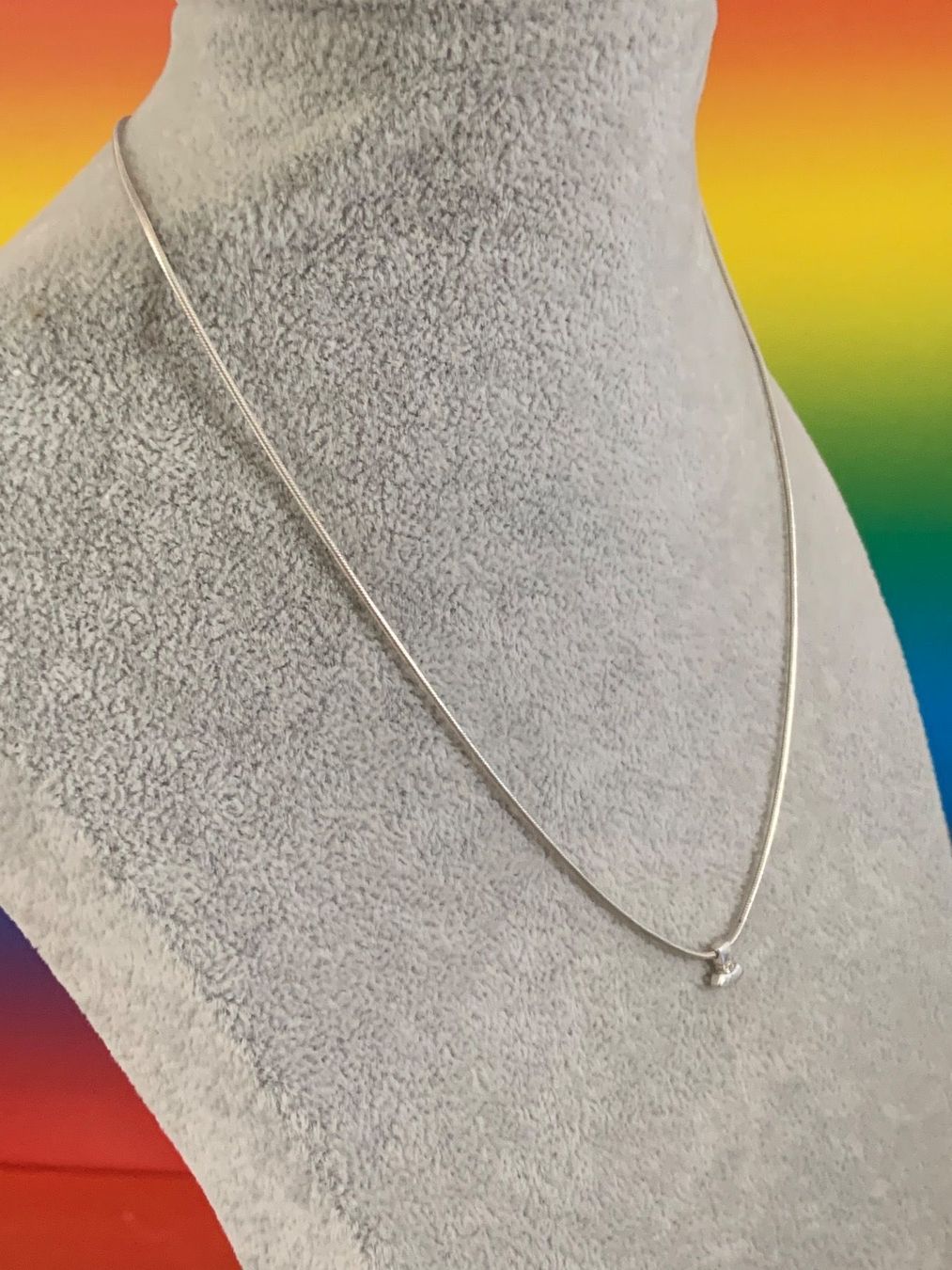 Catenine: Schlangenkette abstrakt silber (42cm) – Usato da Dittingen venduto da Bijoubelle 2