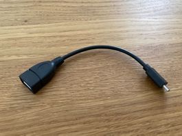 USB OTG Adapter Kabel Micro-USB auf USB-A neu