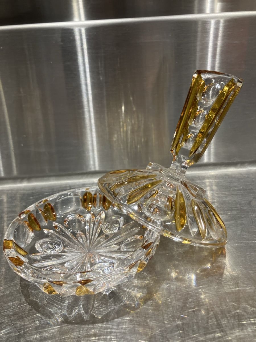 Flaconi: Flacons Vintage crystal Ambré Parfum Coiffeuse – Usato da La Neuveville venduto da Canelle4 3