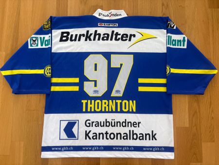 ORIGINAL HC DAVOS # 97 THORNTON TRIKOT 2004/05 HCD XL