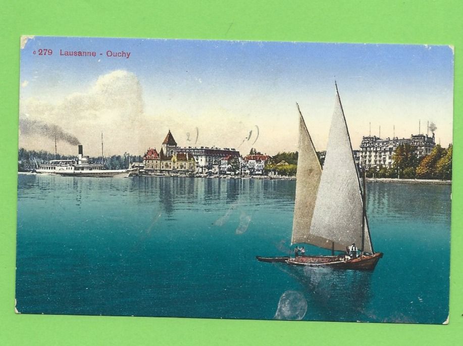 Cartoline postali: Lausanne - Ouchy – Usato da Zürich venduto da t24_de