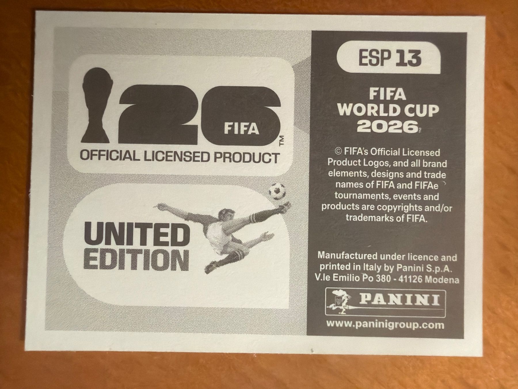 Panini Carte collezionabili: Panini ESP13 – Nuovo (secondo la descrizione) da Susten venduto da Rechnun 1