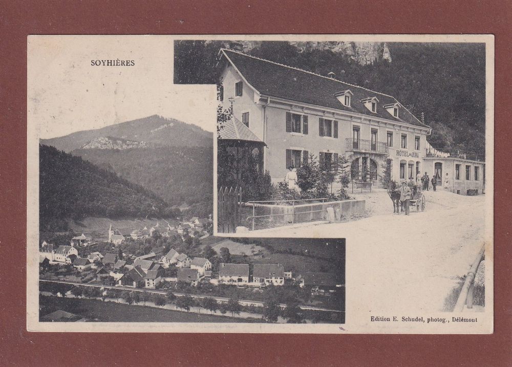 Soyhières Hôtel du Jura 1910 / 2 images Kaufen auf Ricardo
