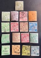 Lot Monaco (1885-1924), 17 Werte (*, mit Falz / #)