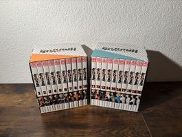 Haikyu!! Band 1-20 mit 2 Sammelschubern - guter Zustand 