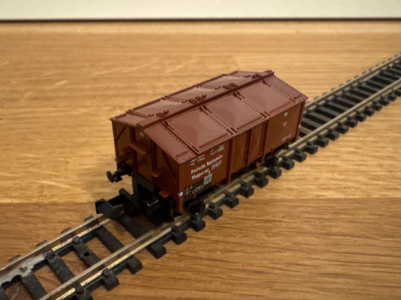 Trix Modellini di ferrovie: Minitrix 13664 Klappdeckelwagen – Nuovo e nell'imballaggio originale da Schlierbach venduto da Look8 2