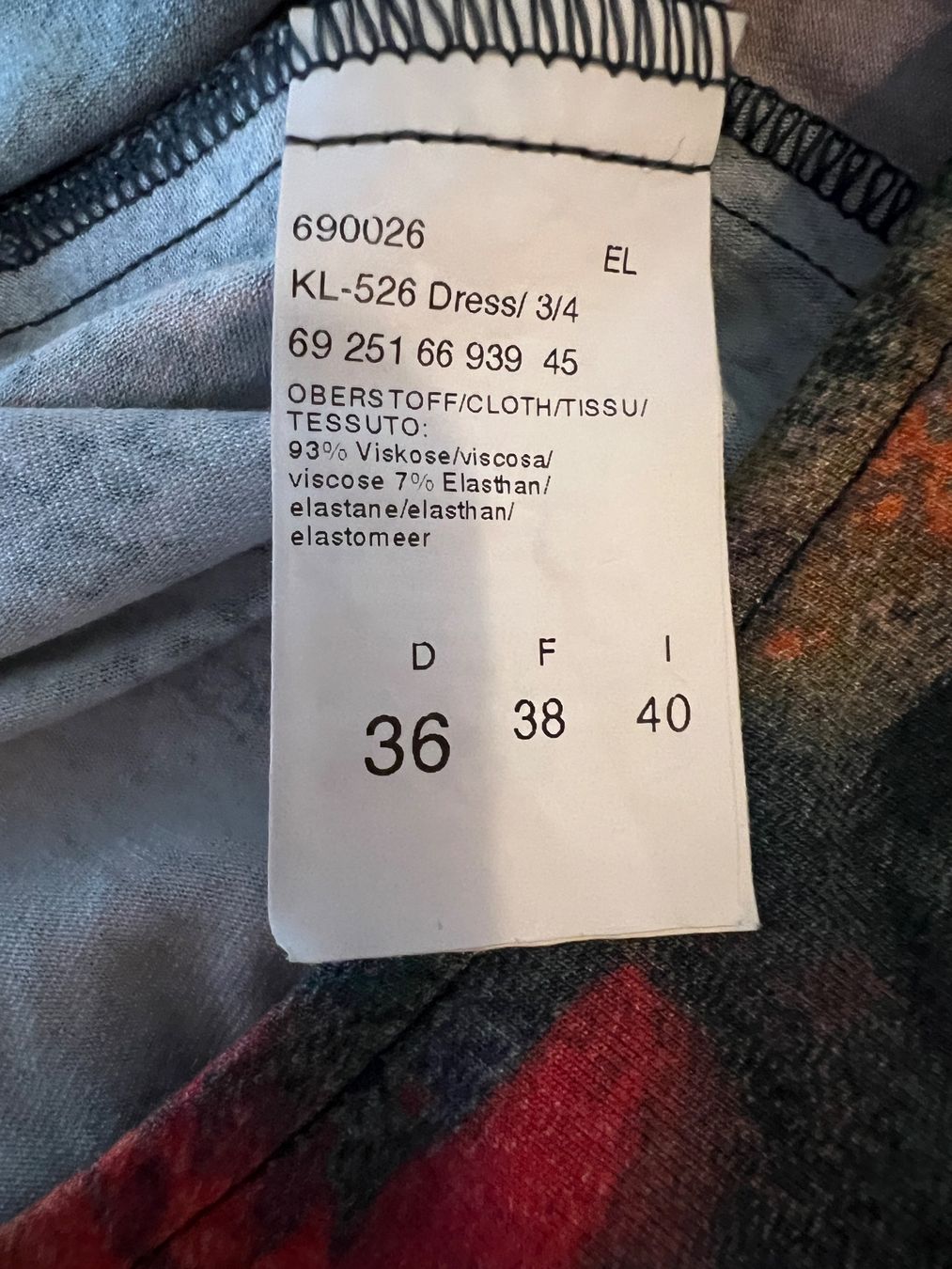 Airfield Kleider: Airfield Kleid mit buntem Muster – Neu (gemäss Beschreibung) aus Cham von Anazens61 3