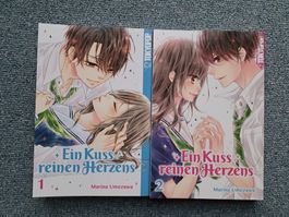 Ein Kuss reinen Herzens Manga 1, 2 komplette Reihe 1.Auflage