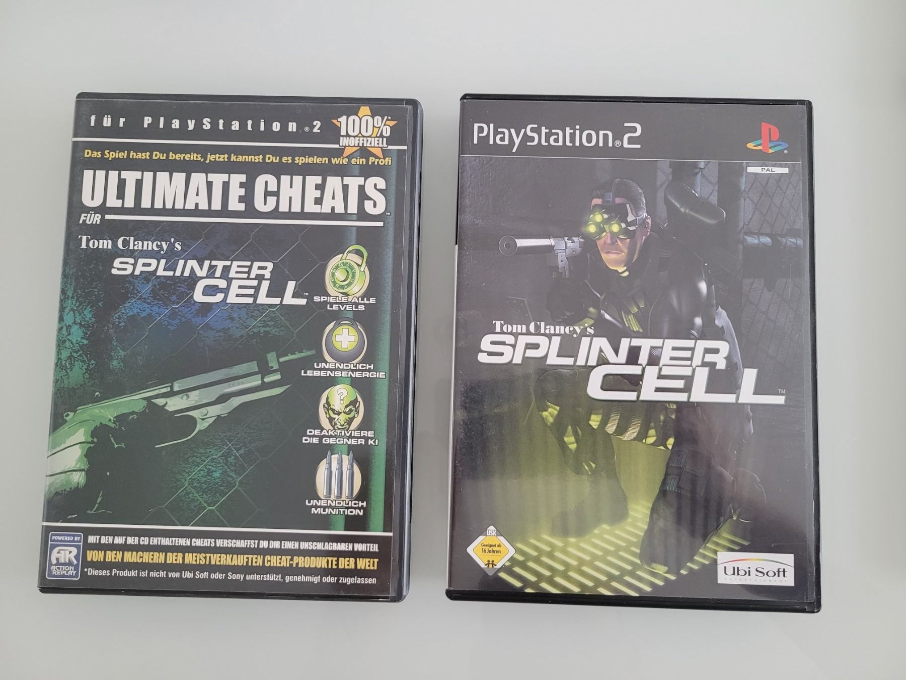Spiele: Splinter Cell inkl. Ultimate Cheats / Playstation 2 (PAL) – Gebraucht aus Uezwil von -Retrogames-
